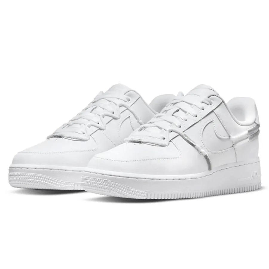 Giày Nike - Giày Thể Thao Nike Air Force 1 Low 07 LX Triple White Silver DH4408-101 Màu Trắng Size 38 - Vua Hàng Hiệu