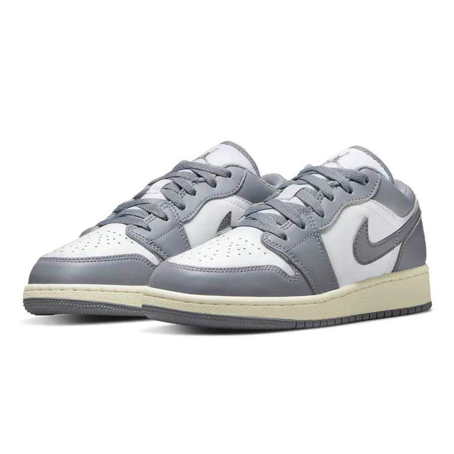 Giày Nike Giày thể thao - Giày Thể Thao Nike Air Jordan 1 Low Vintage Grey 553560-053 Màu Xám Trắng Size 36.5 - Vua Hàng Hiệu