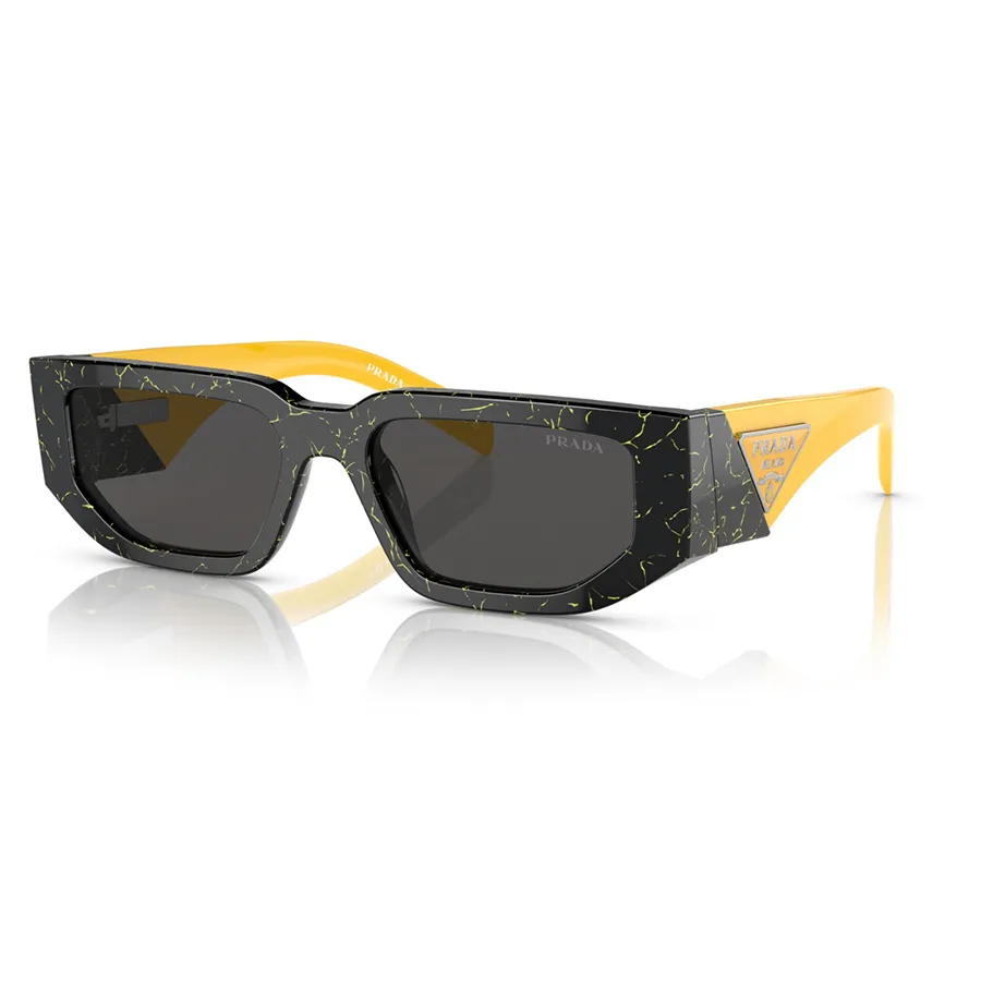 Kính mắt Prada - Kính Mát Nam Prada Men's Sunglasses 0PR09ZSF 19D5S055 Màu Đen - Vàng - Vua Hàng Hiệu