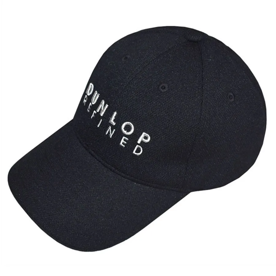 Dunlop - Mũ Dunlop Refined Soft Mesh Golf Cap pz-dl020 Màu Đen - Vua Hàng Hiệu