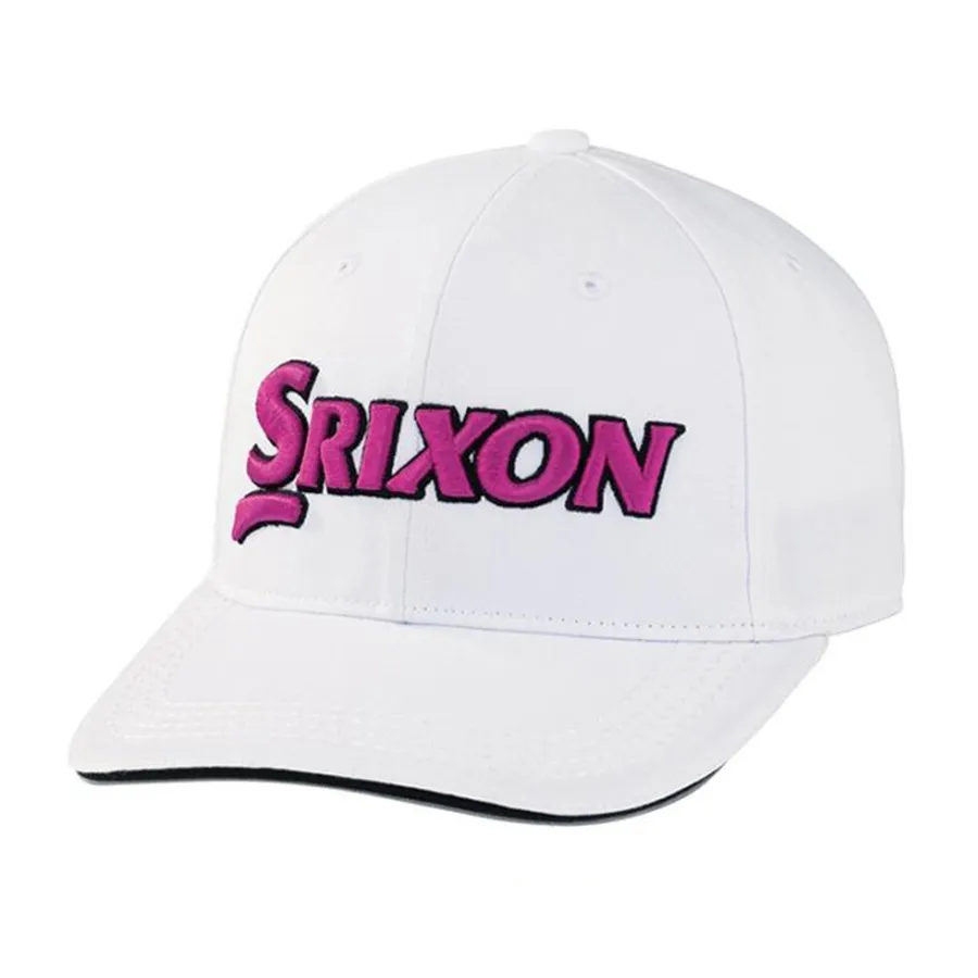 Dunlop - Mũ Dunlop Srixon Golf Hat SMH3130X Màu Trắng Hồng - Vua Hàng Hiệu
