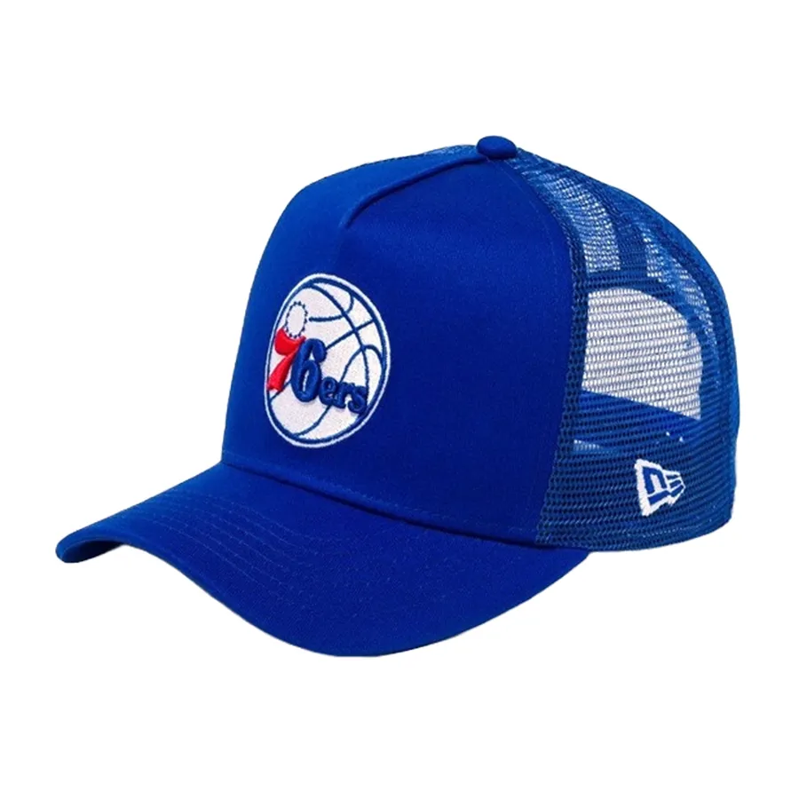 Mũ nón New Era - Mũ New Era Mesh Cap 9Forty Sixers Cap Màu Xanh Blue - Vua Hàng Hiệu