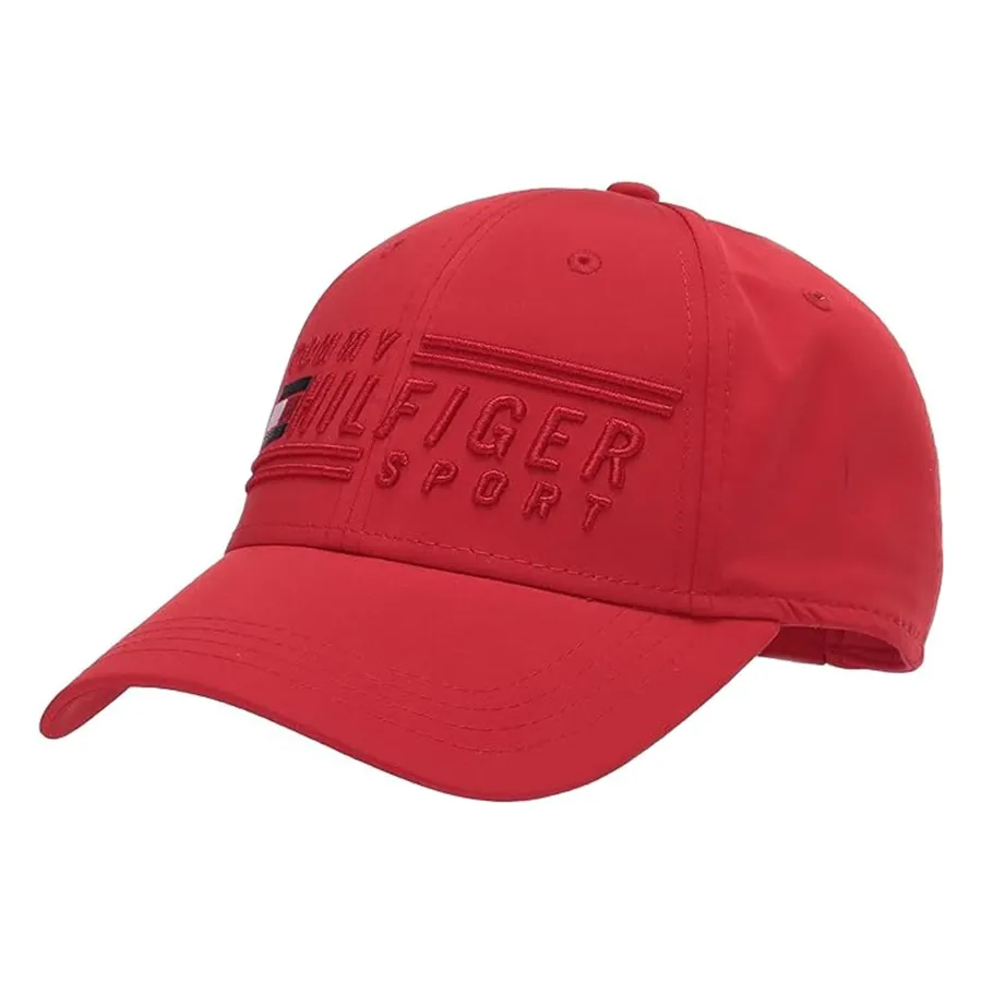 Mũ nón Đỏ - Mũ Tommy Hilfiger Dobber Sport Structured Cap Apple Red Màu Đỏ - Vua Hàng Hiệu