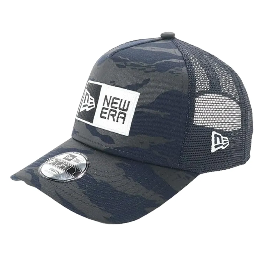 Mũ nón Trẻ em - Mũ Trẻ Em New Era 9Forty Box Logo 23J Kids Mesh Cap Màu Camo - Vua Hàng Hiệu