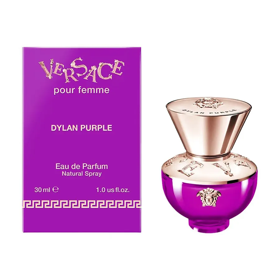 Nước hoa Floral Fruity Gourmand - hương hoa cỏ trái cây - Nước Hoa Nữ Versace Dylan Purple EDP, 30ml - Vua Hàng Hiệu