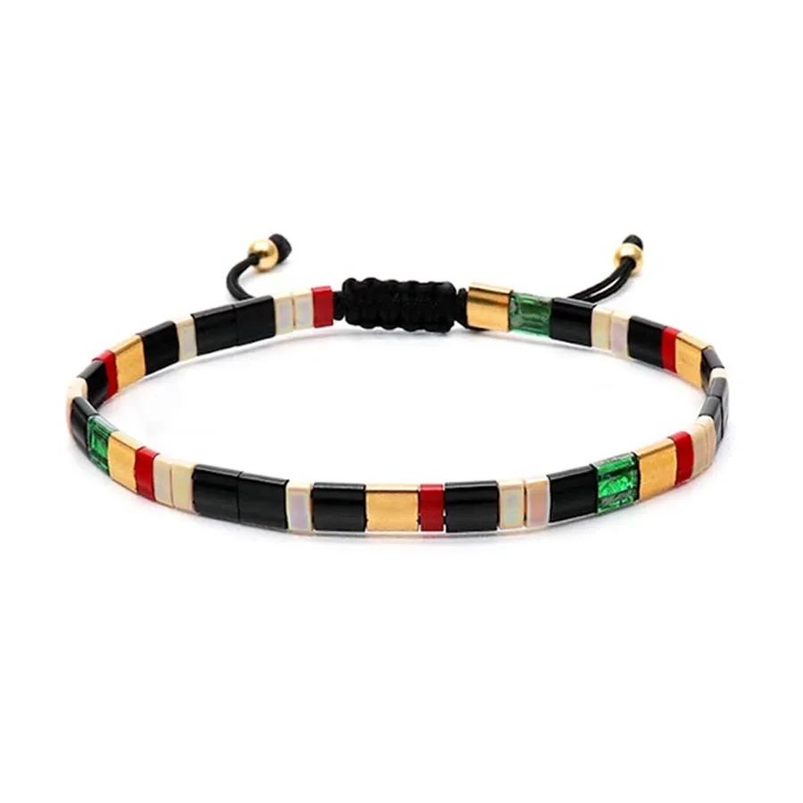 Vòng Đeo Tay Viya Jewelry VJ-BRV204 FR Original Japan Miyuki Glass Phối Màu Size 17.5cm