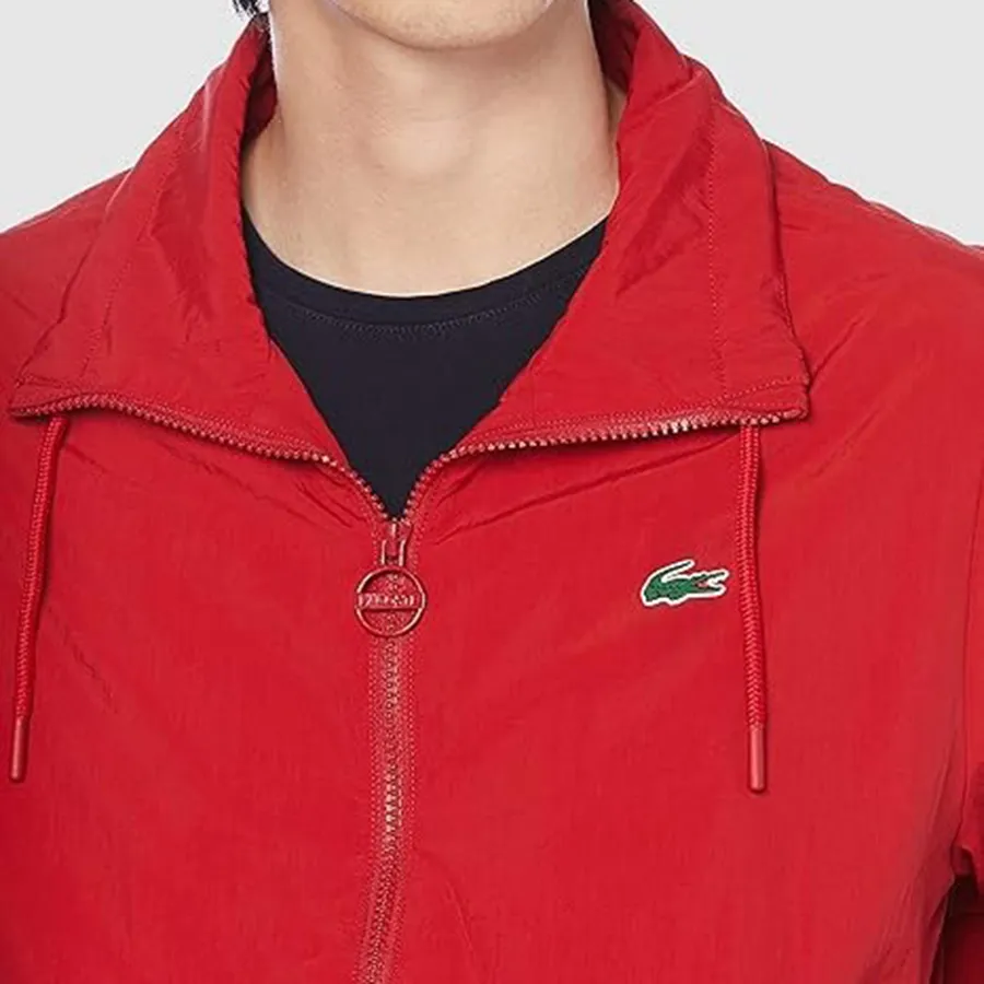 Áo Khoác Nam Lacoste Men's Novak Djokovic Jacket BH6936L Màu Đỏ