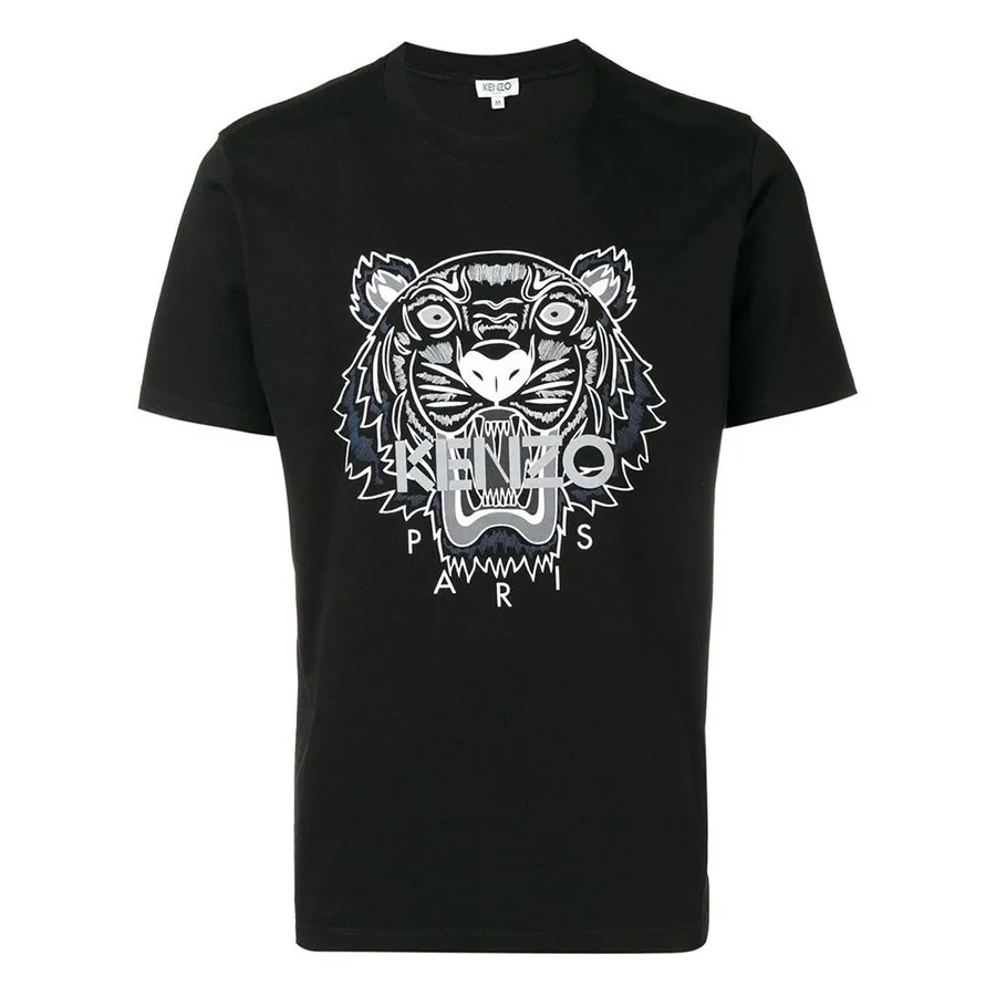 Kenzo - Áo Phông Nam Kenzo Tiger PF855 Tshirt Màu Đen Size XS - Vua Hàng Hiệu