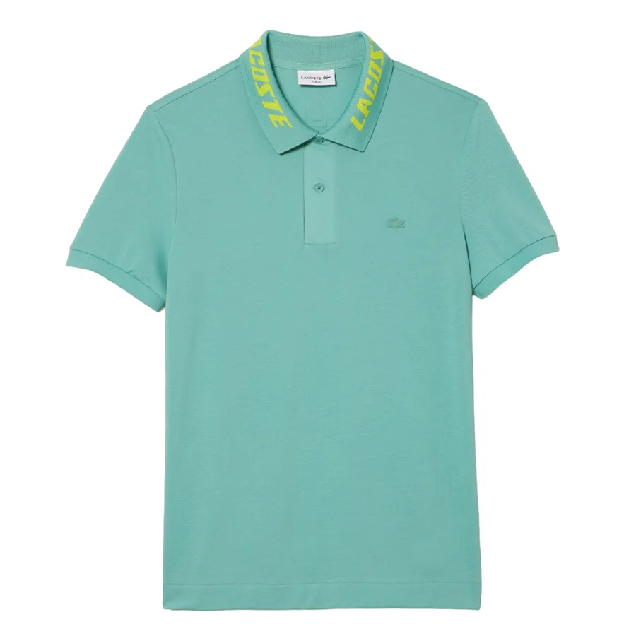 Thời trang Cotton, polyester, elastane - Áo Polo Nam Lacoste Men's Slim Fit Movement PH9642 3A4 Màu Xanh Size 3 - Vua Hàng Hiệu