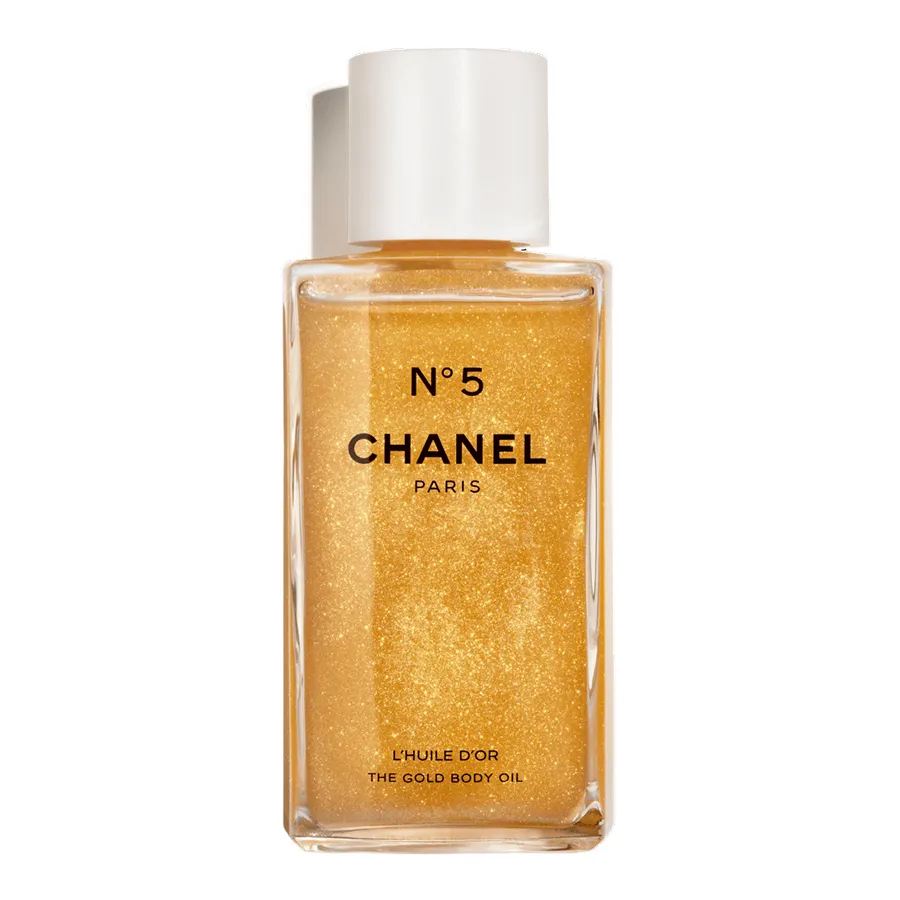 Chanel Mọi loại da - Dầu Dưỡng Thể Chanel No5 L'Huile D'Or The Gold Body Oil 250ml - Vua Hàng Hiệu