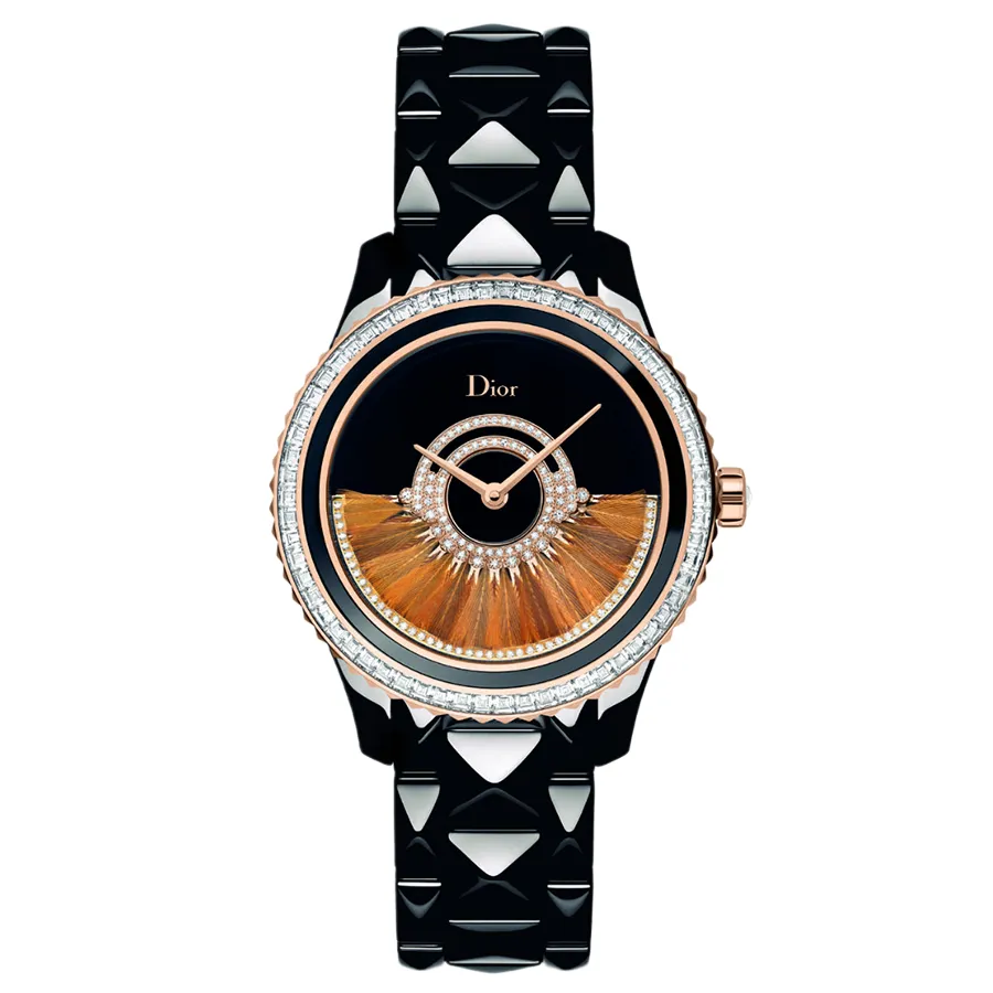Đồng hồ Unisex - Đồng Hồ Dior VIII Grand Bal Plumes CD124BH2C001 38mm Màu Đen Vàng - Vua Hàng Hiệu