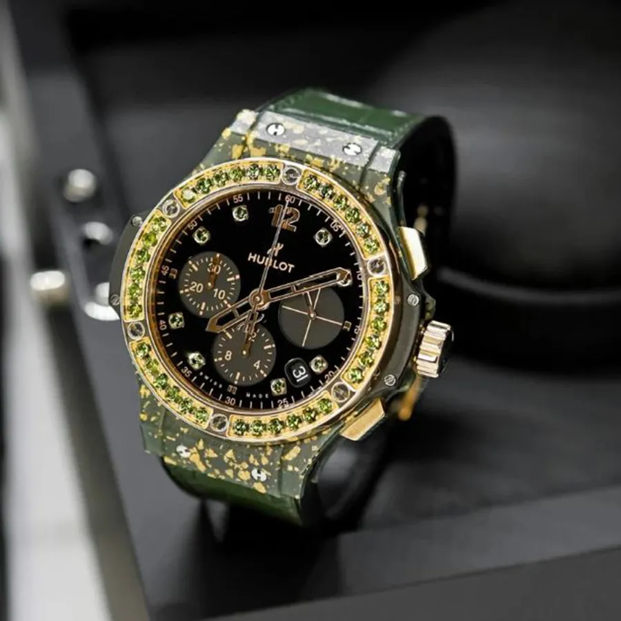 Đồng Hồ Hublot Bigbang 41mm Gold Linen Limited 200PCS