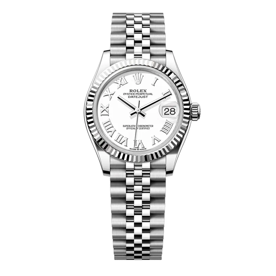 Đồng hồ Rolex - Đồng Hồ Nữ Rolex Datejust White Dial Steel 31mm 278274 Màu Bạc - Vua Hàng Hiệu