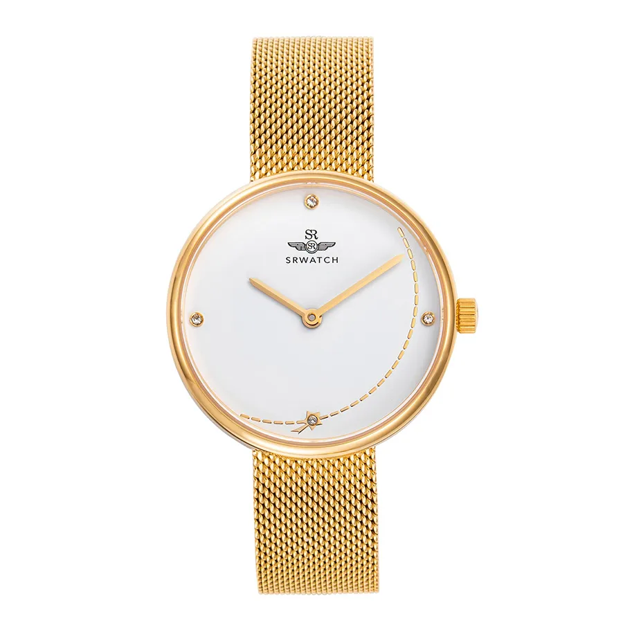 Đồng hồ SRWATCH Nhật Bản - Đồng Hồ Nữ SRWATCH Watch SL5008.1402BL Màu Vàng Gold - Vua Hàng Hiệu