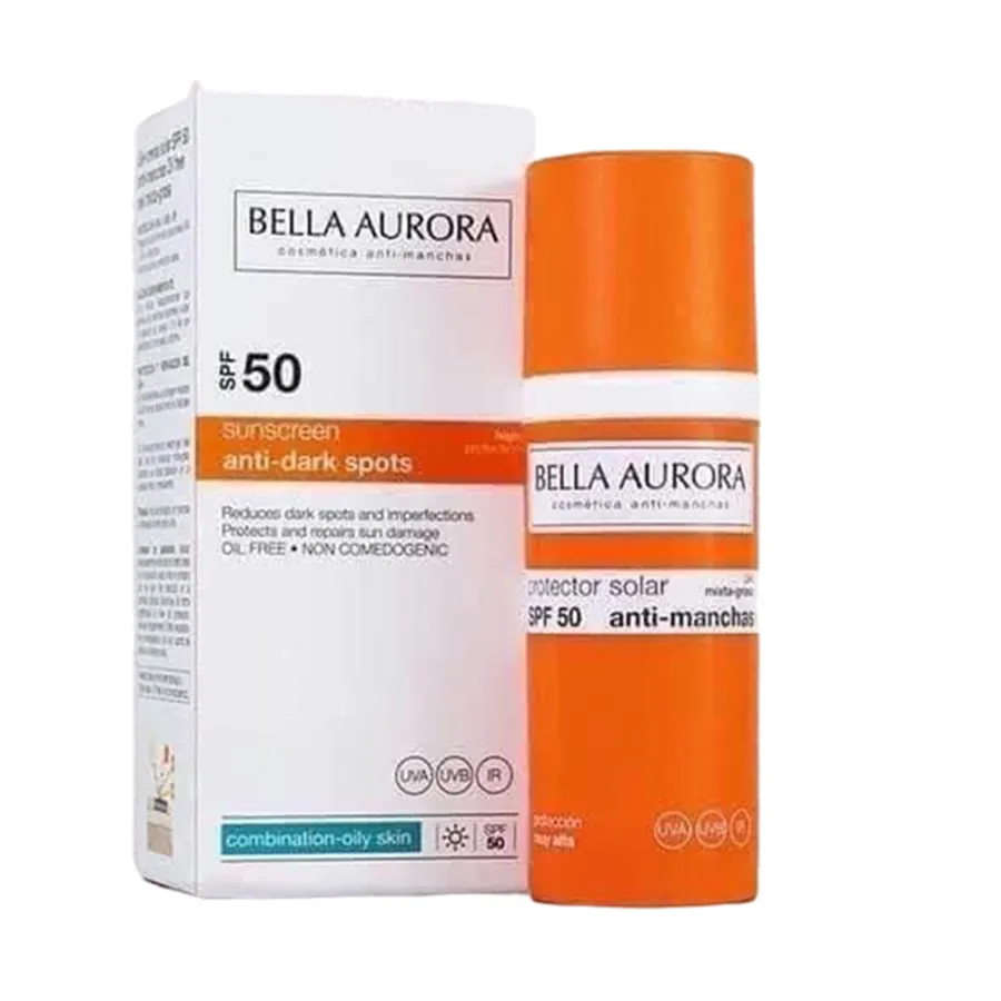 Kem Chống Nắng Ngừa Nám Bella Aurora Anti-Dark Spot Sunscreen Protects And Unify SPF50 50ml