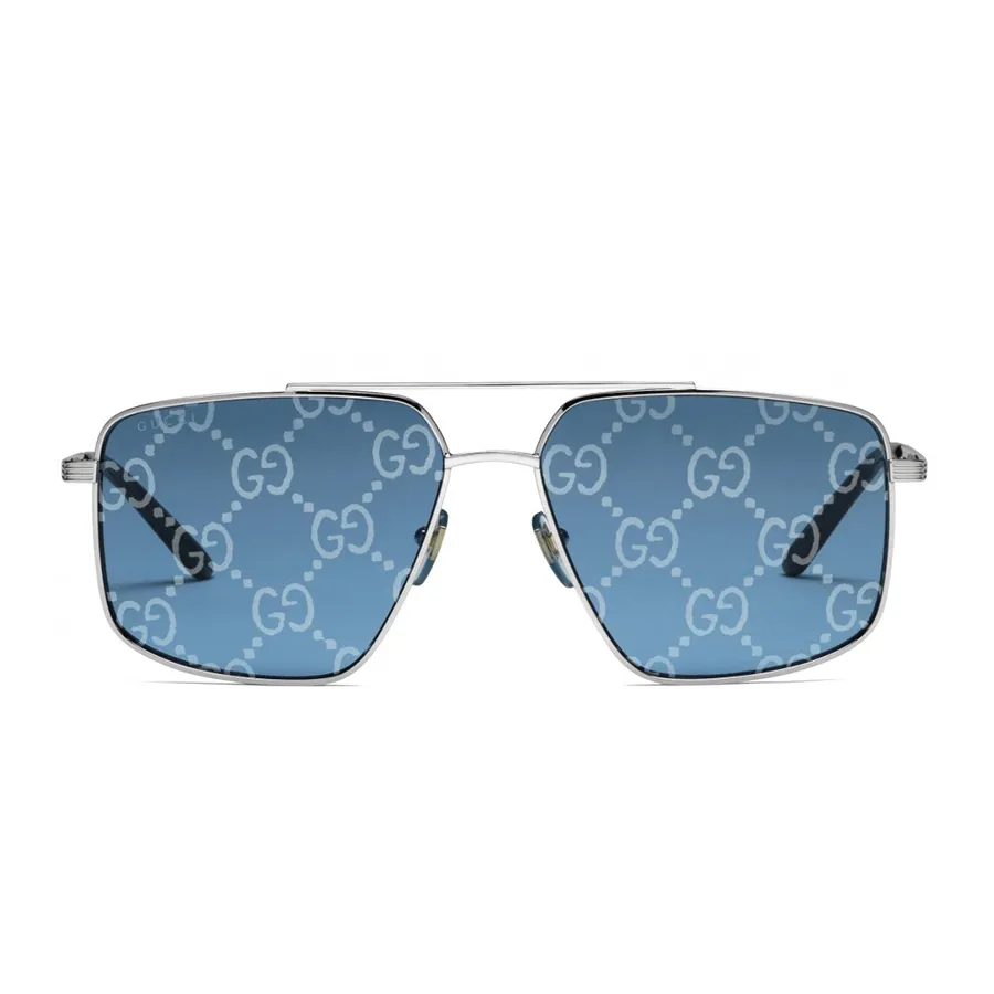 Kính Mát Gucci Pilot Monogram Sunglasses GG0941S 004 Màu  display picture 1
