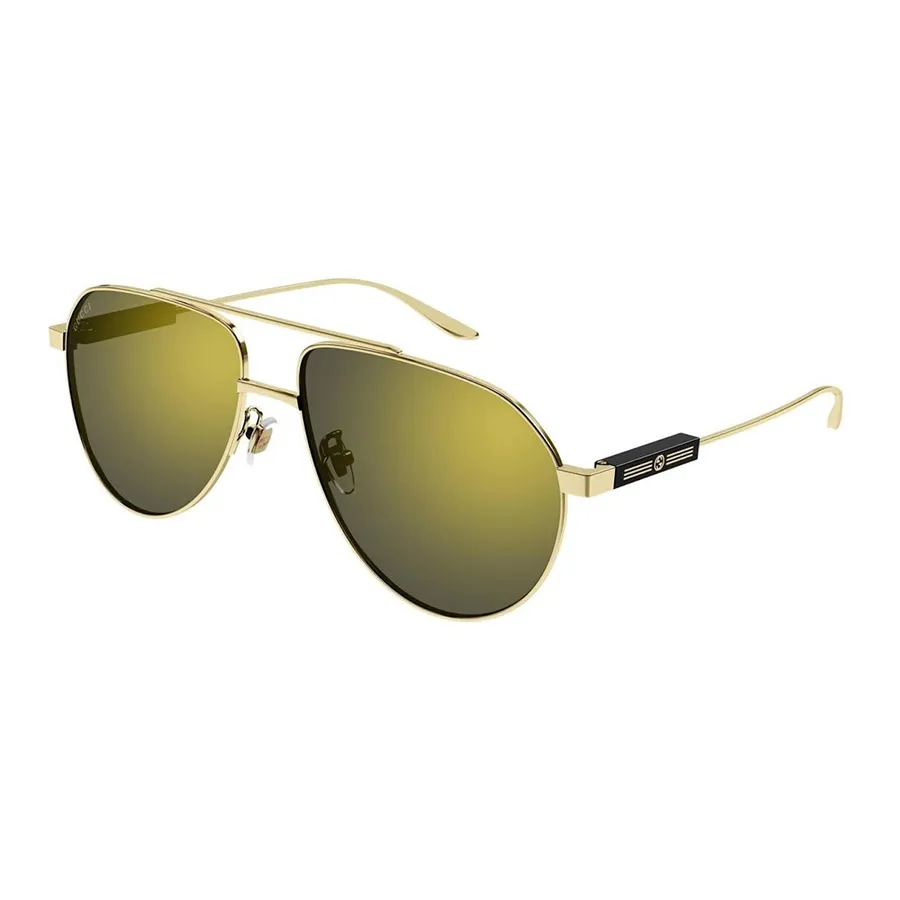 Gucci - Kính Mát Nam Gucci GG1311S 002 Sunglasses Màu Vàng Size 61 - Vua Hàng Hiệu