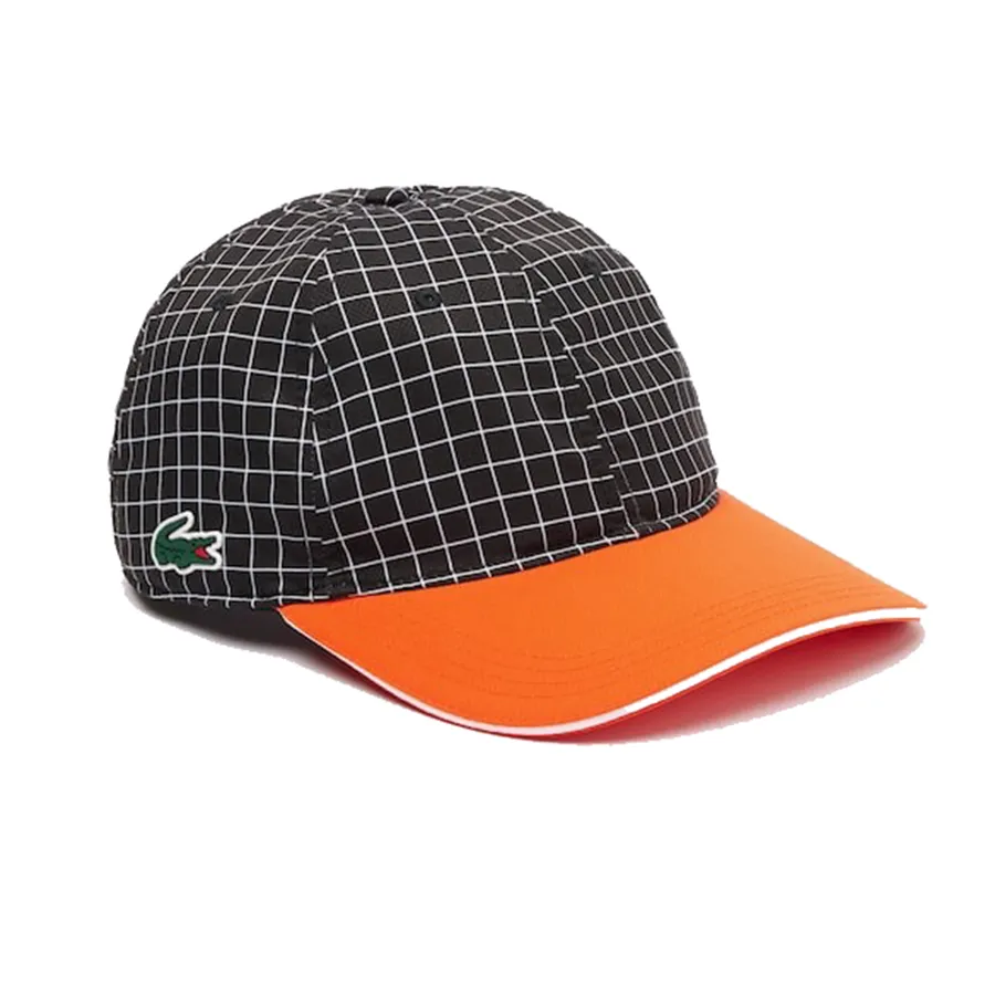 Mũ Lacoste Hardwearing Lightweight Tennis Cap RK1097-51 Màu Đen Cam