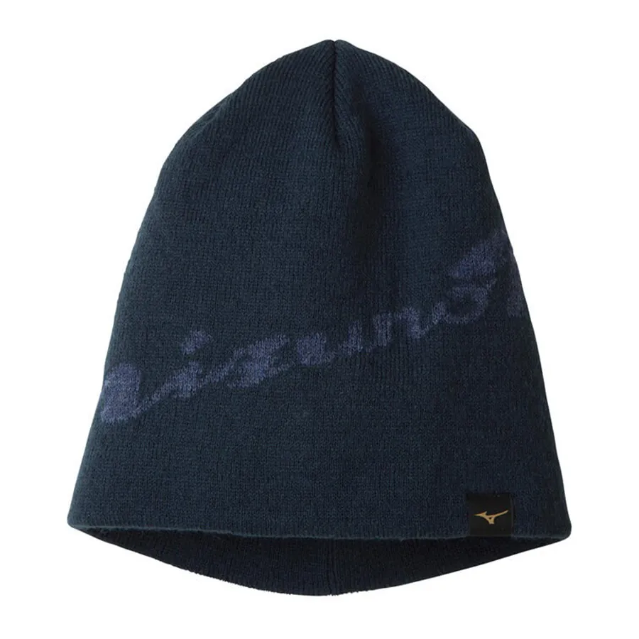 Mũ nón Xanh navy - Mũ Len Mizuno Cold Weather Knit Cap 12JW0B01 Màu Xanh Navy - Vua Hàng Hiệu