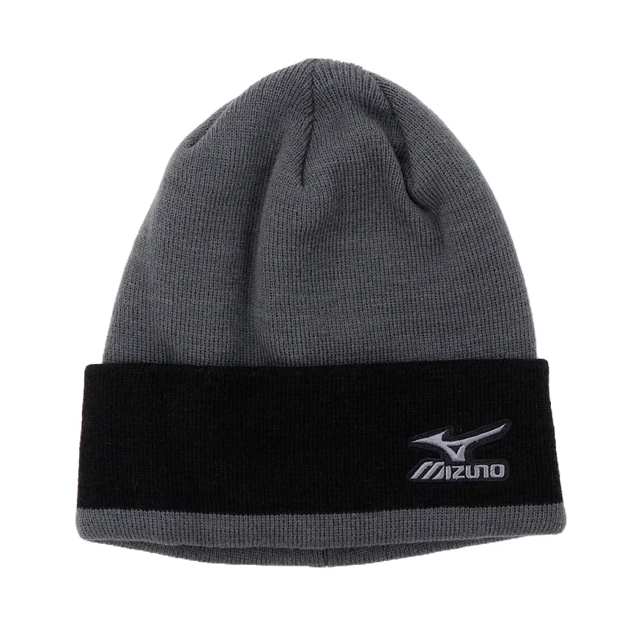 Mizuno - Mũ Len Mizuno GMS Knit Cap Màu Xám Đậm - Vua Hàng Hiệu
