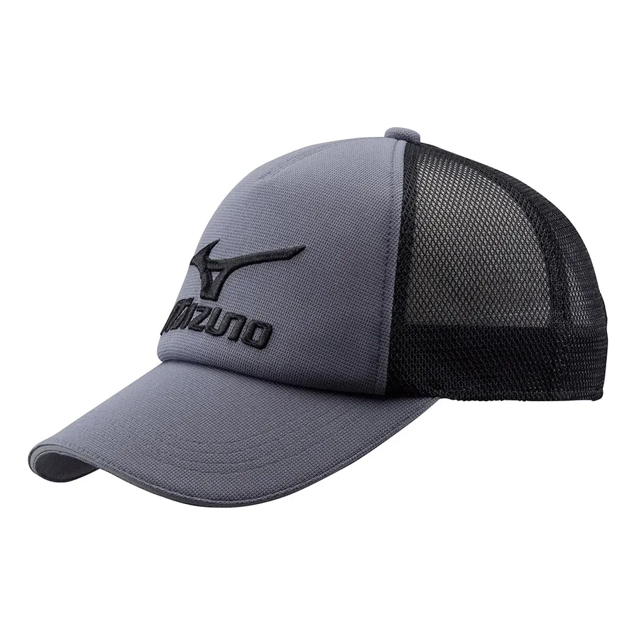 Mizuno - Mũ Mizuno Mesh Cap C2JW8181 Màu Xám Đậm - Vua Hàng Hiệu