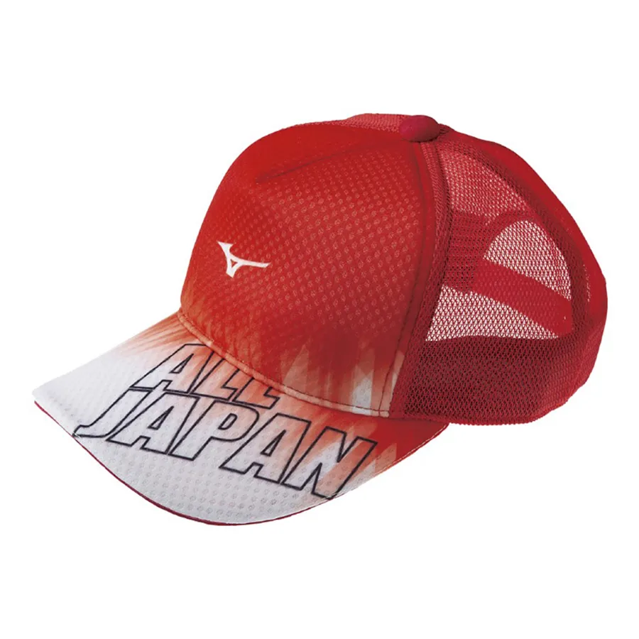 Mũ nón Đỏ - Mũ Mizuno Soft Tennis Hat 62JW1Z12 Màu Đỏ - Vua Hàng Hiệu