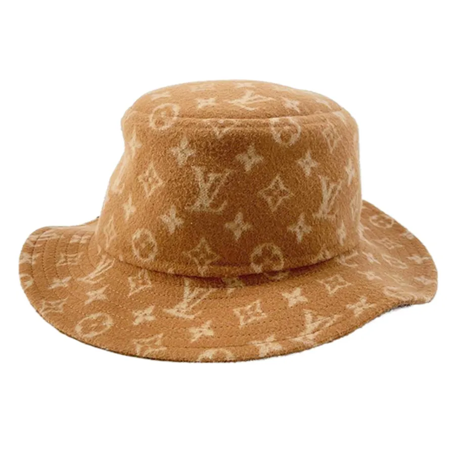 Mũ nón Pháp - Mũ Nữ Louis Vuitton LV Bob Carry On Brown M77294 Wool Màu Nâu - Vua Hàng Hiệu