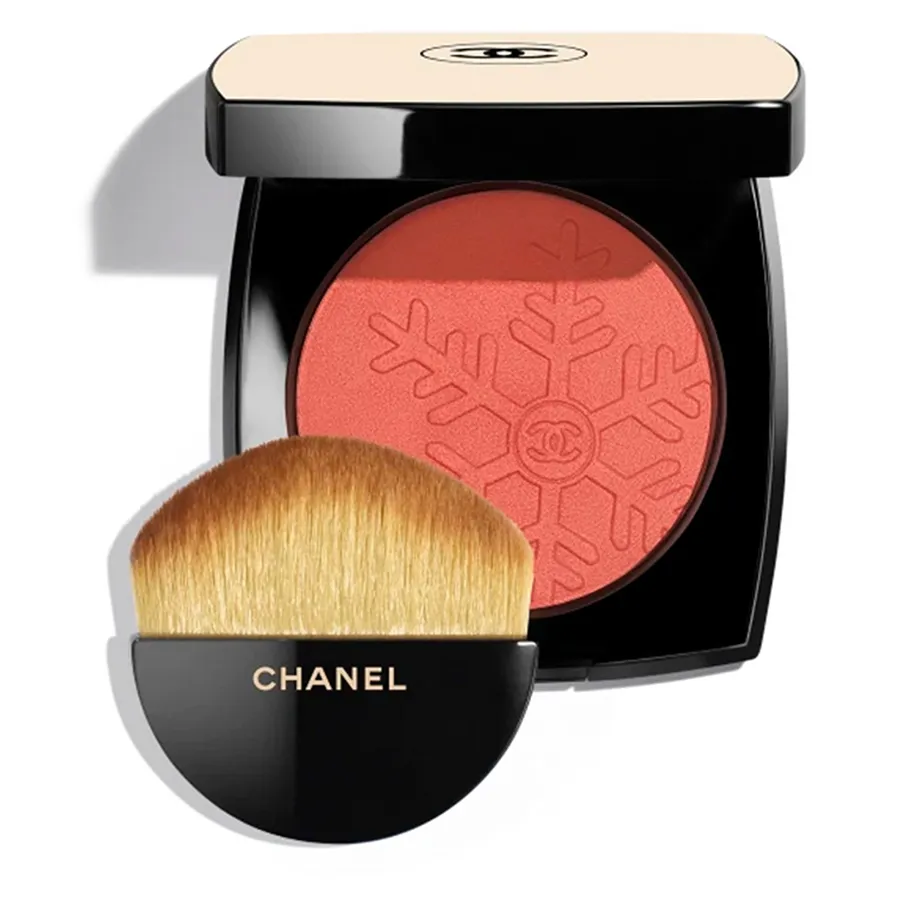 Chanel Mọi loại da - Phấn Má Hồng Chanel Les Beiges Healthy Winter Glow Blush Màu Corail Givré, 11g - Vua Hàng Hiệu