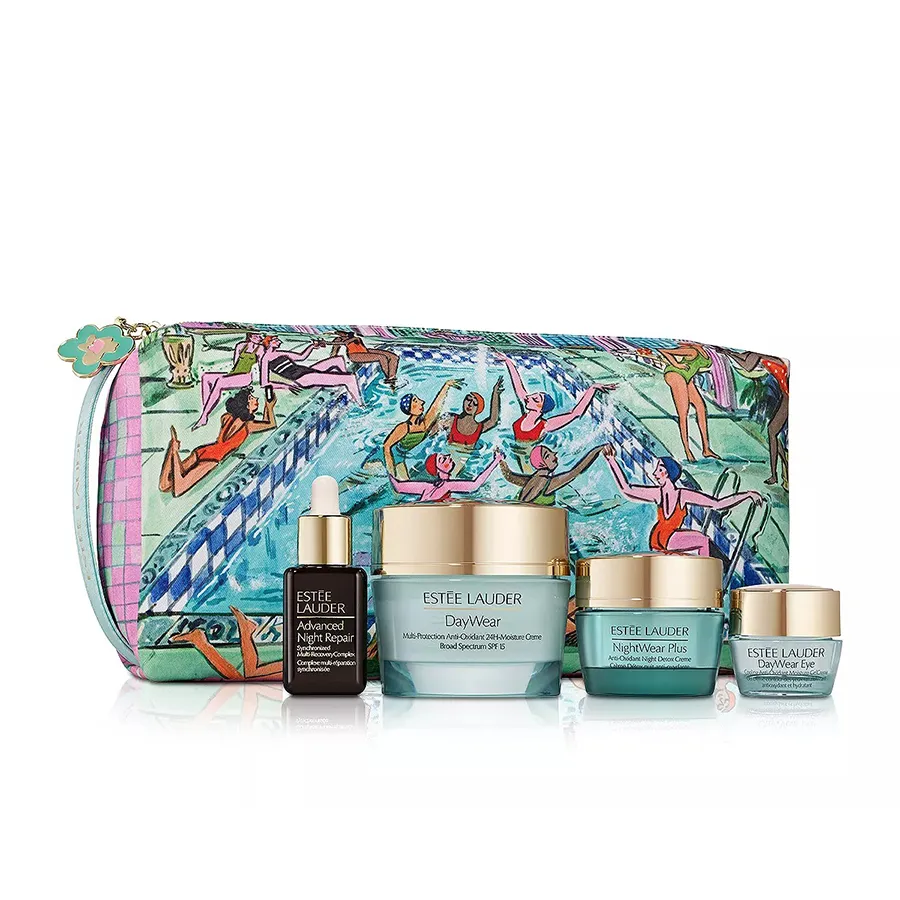 Mỹ phẩm Estée Lauder Mọi loại da - Set Dưỡng Da Estée Lauder Hydrating Routine Daywear Skincare Gift Set 5 Món - Vua Hàng Hiệu