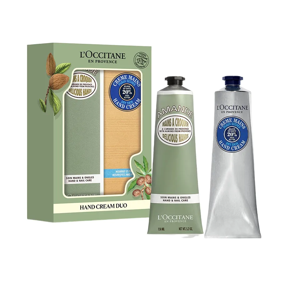 L'Occitane - Set Kem Dưỡng Da Tay L'Occitane Hand Cream Duo 2 Món - Vua Hàng Hiệu