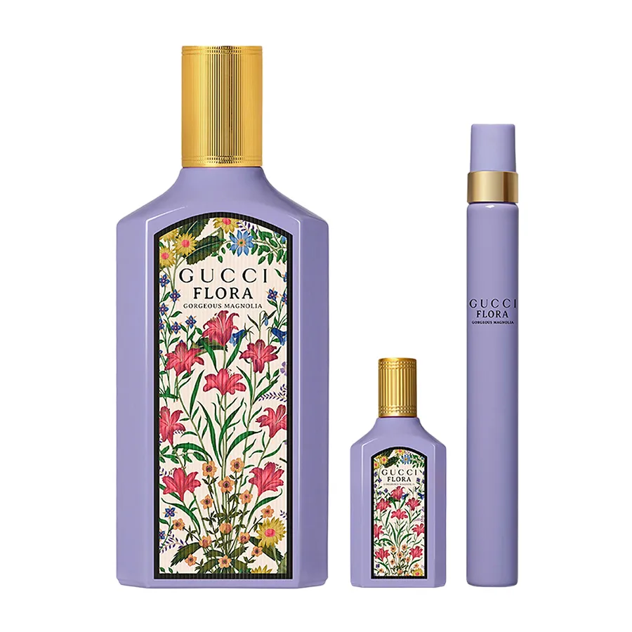 Set Nước Hoa Nữ Gucci Flora Gorgeous Magnolia EDP Gift Set | Vua