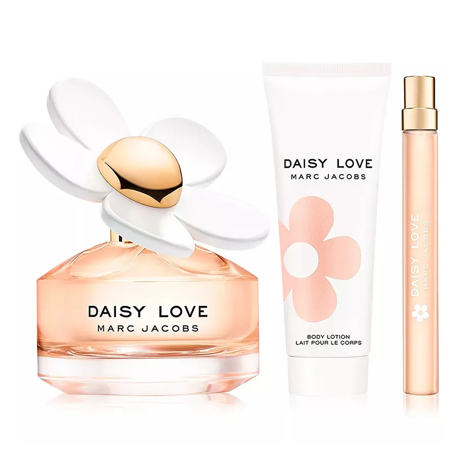 Set Nước Hoa Nữ Marc Jacobs Daisy Love EDT Gift 3 Món