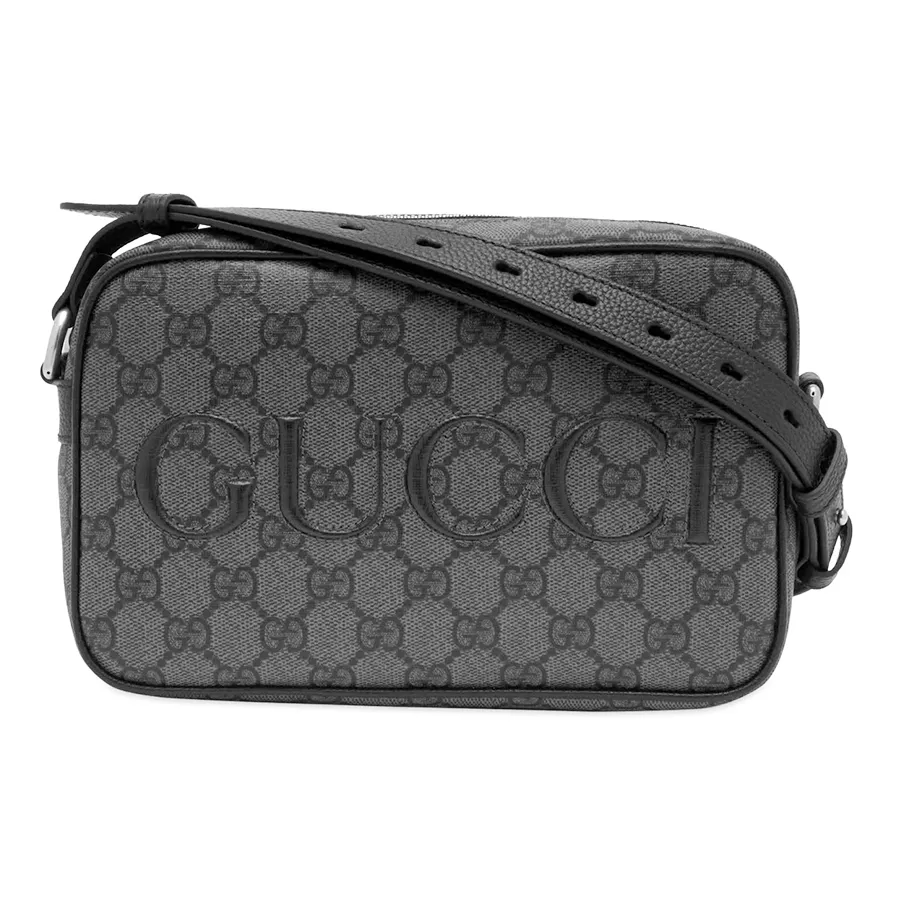 Túi xách Gucci - Túi Đeo Chéo Gucci GG Mini Shoulder Bag 768391 FACQF 1247 Màu Đen Xám - Vua Hàng Hiệu