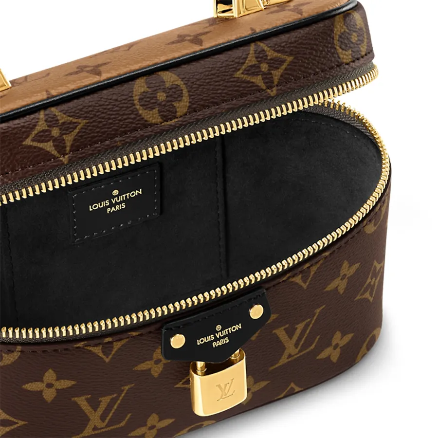 Túi Đeo Chéo Nữ Louis Vuitton LV Vanity Chain Pouch M47125 Màu Nâu - Main Image