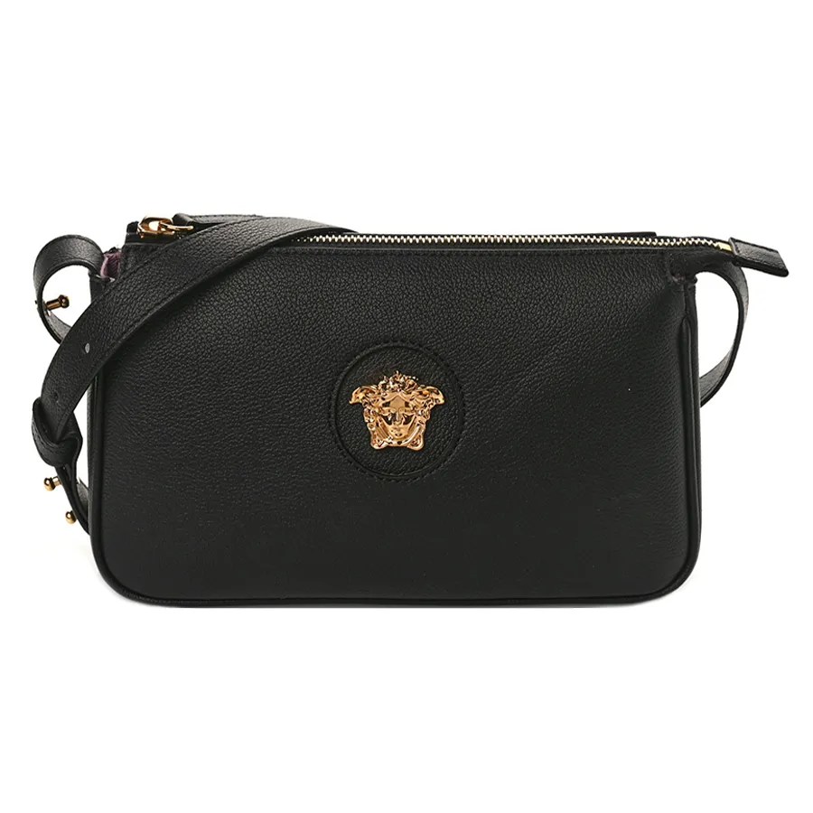 Túi xách Versace - Túi Đeo Vai Nữ Versace Logo Medusa Shoulder Bag Black Màu Đen - Vua Hàng Hiệu