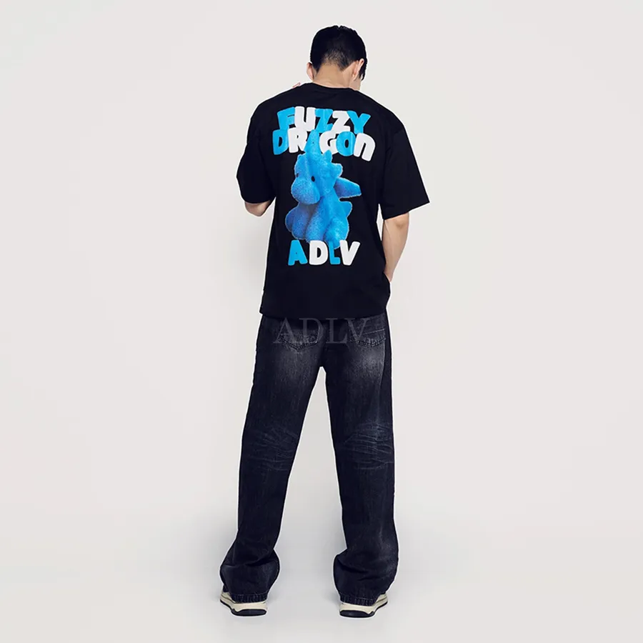 Tシャツ・カットソー ACME DE LA VIE FONT DRAGON SHORT SLEEVE T-SHIRT 4BUK049 Áo Phông Acmé De La Vie ADLV Fuzzy Font Dragon Short Sleeve