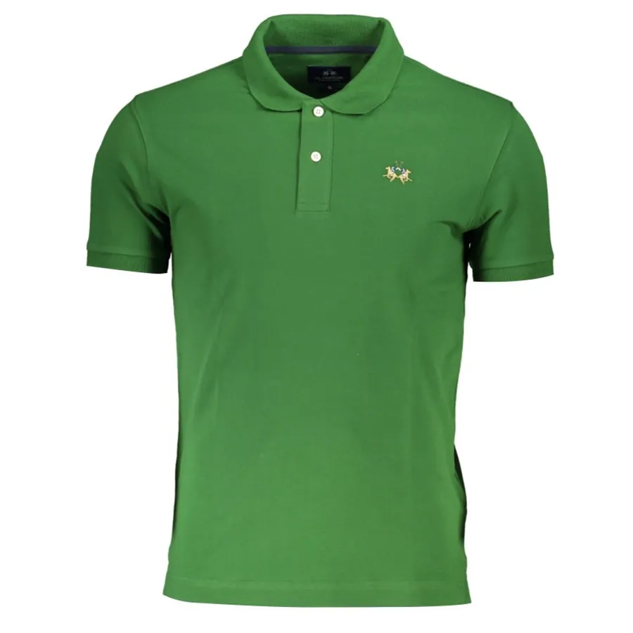 La Martina Áo Polo - Áo Polo Nam La Martina Shirt CCMP02PK001_5A1C55D_VERDE03045 Màu Xanh Lá Size S - Vua Hàng Hiệu