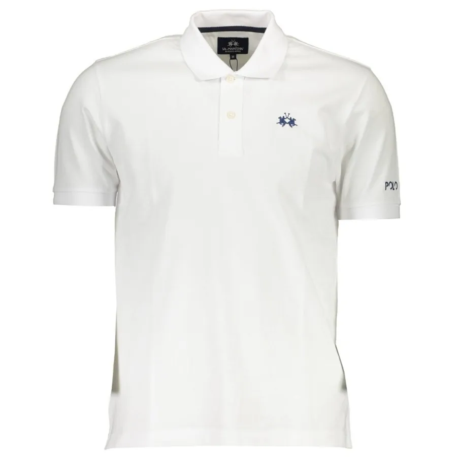 La Martina Áo Polo - Áo Polo Nam La Martina Shirt XMP002-PK031_BIANCO_00001 Màu Trắng Size M - Vua Hàng Hiệu