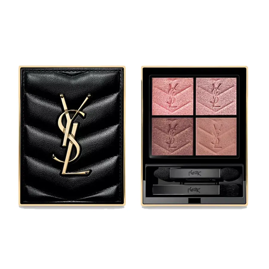 Trang điểm YSL - Bảng Phấn Mắt Yves Saint Laurent YSL Couture Mini Clutch Eyeshadow Palette Màu 400 Babylone Roses, 10g - Vua Hàng Hiệu