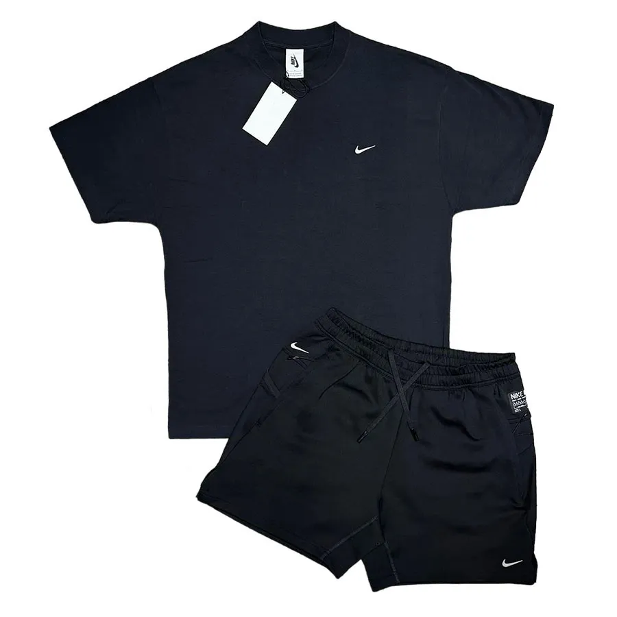 Thời trang Polyester - Bộ Quần Áo Cộc Tay Nam Nike Tech Dri-FIT Màu Đen Size S - Vua Hàng Hiệu