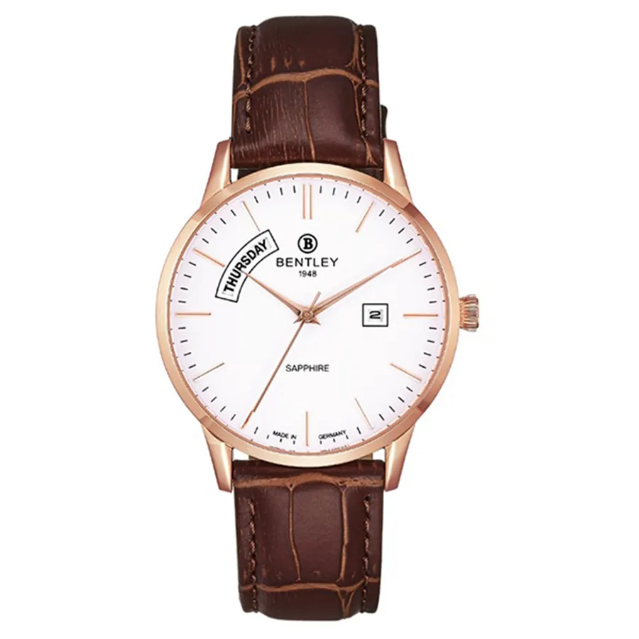 Đồng Hồ Nam Bentley BL1864-10MRWD-MR-GL-T Màu Nâu Trắng