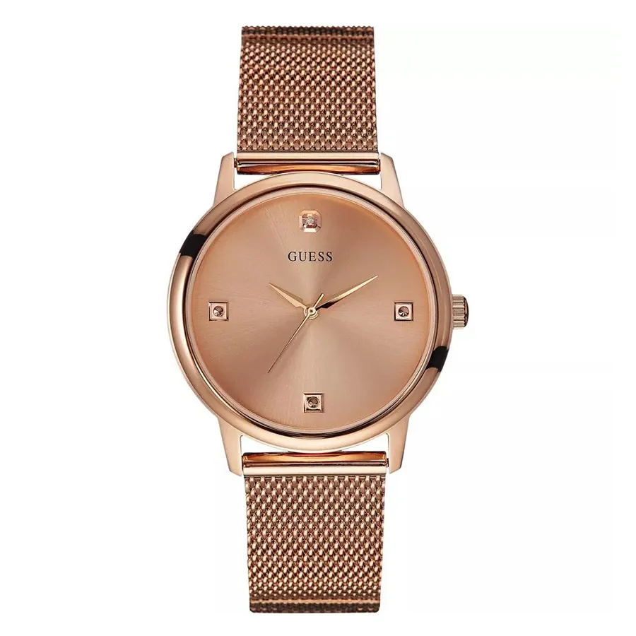 Đồng hồ Vàng hồng - Đồng Hồ Nam Guess Classic Rose Gold Watch U0280G2 Màu Vàng Hồng - Vua Hàng Hiệu