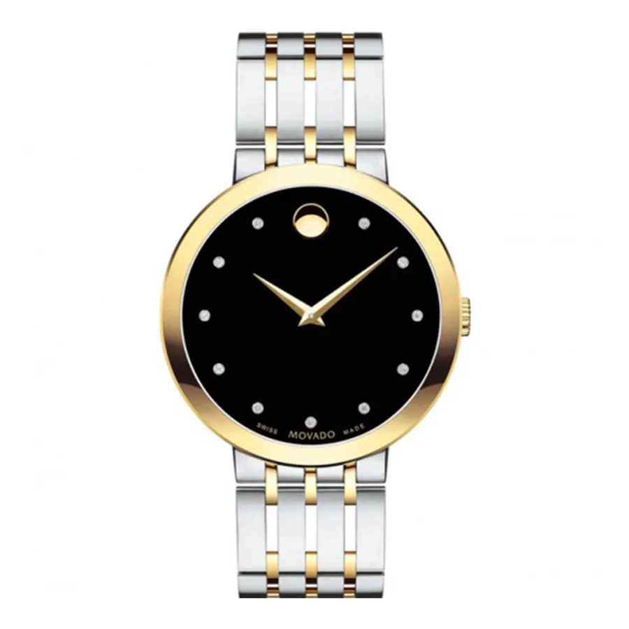 Movado - Đồng Hồ Nam Movado Esperanza Matte Watch 0607191 Màu Bạc Đen - Vua Hàng Hiệu