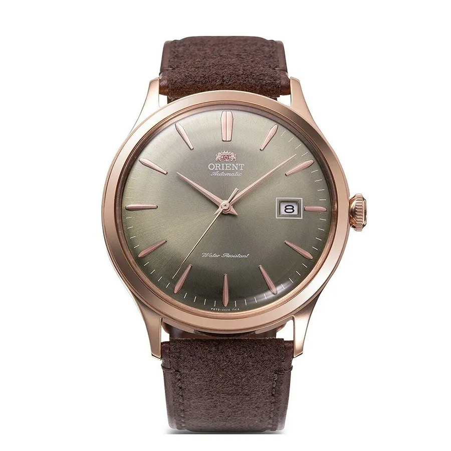 Đồng hồ Orient - Đồng Hồ Nam Orient Bambino Gen 4 Watch RA-AC0P04Y10B Màu Nâu Vàng Hồng - Vua Hàng Hiệu