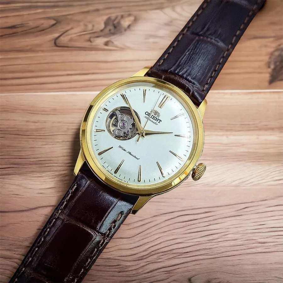 Đồng Hồ Nam Orient Esteem Bambino RA-AG0003S10B Màu Nâu Vàng