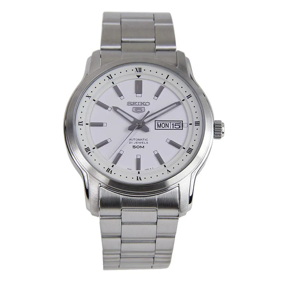 Đồng Hồ Nam Seiko 5 Automatic SNKP09K1 Màu Bạc