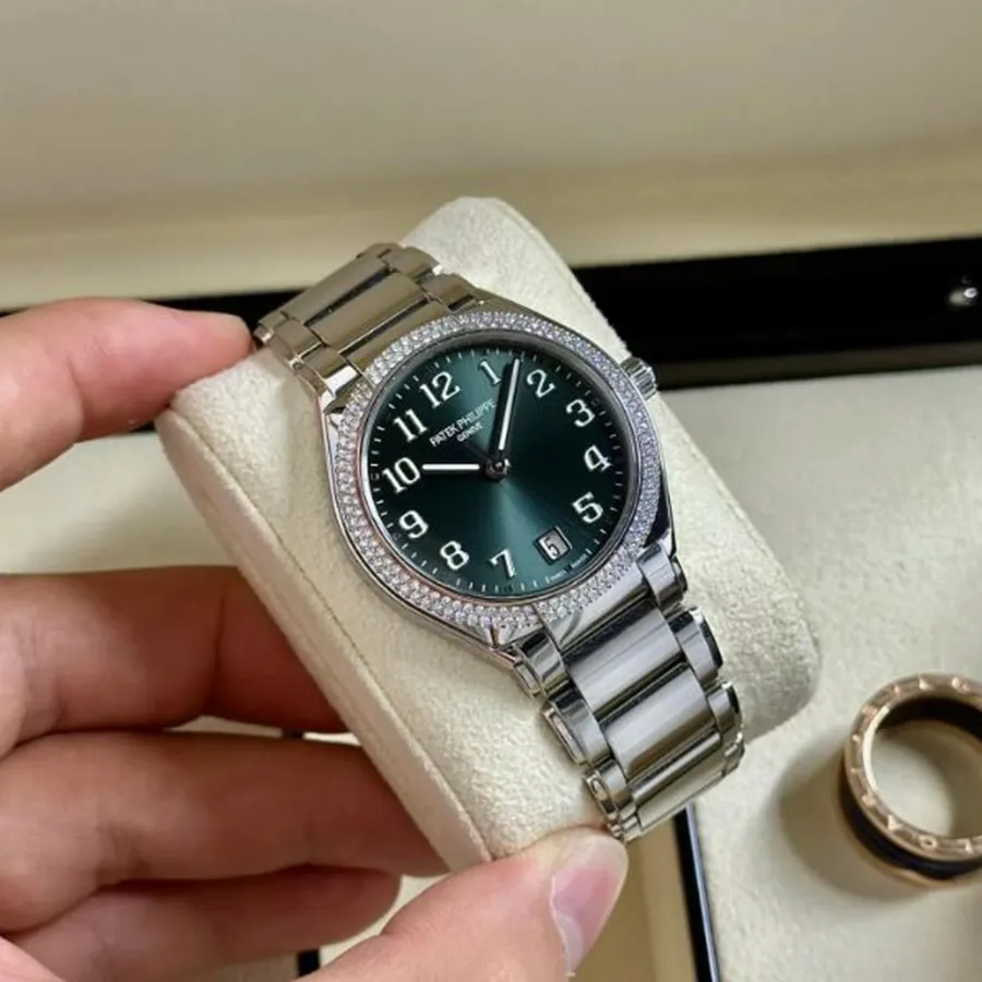 Đồng Hồ Nữ Patek Philippe Twenty~4 7300/1200A-011 Màu Bạc Xanh