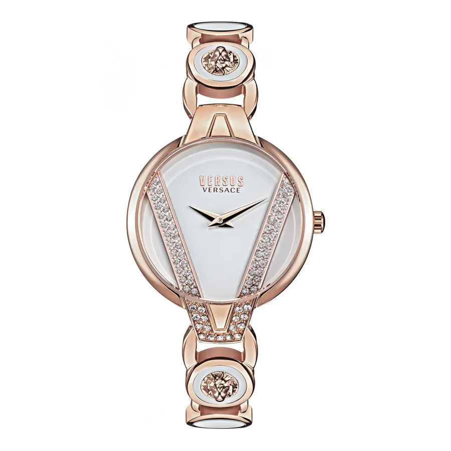 Đồng hồ Versace Máy Quartz (Pin) - Đồng Hồ Nữ Versace Versus Saint Germain Petite Watch VSP1J0421 Màu Vàng Hồng - Vua Hàng Hiệu