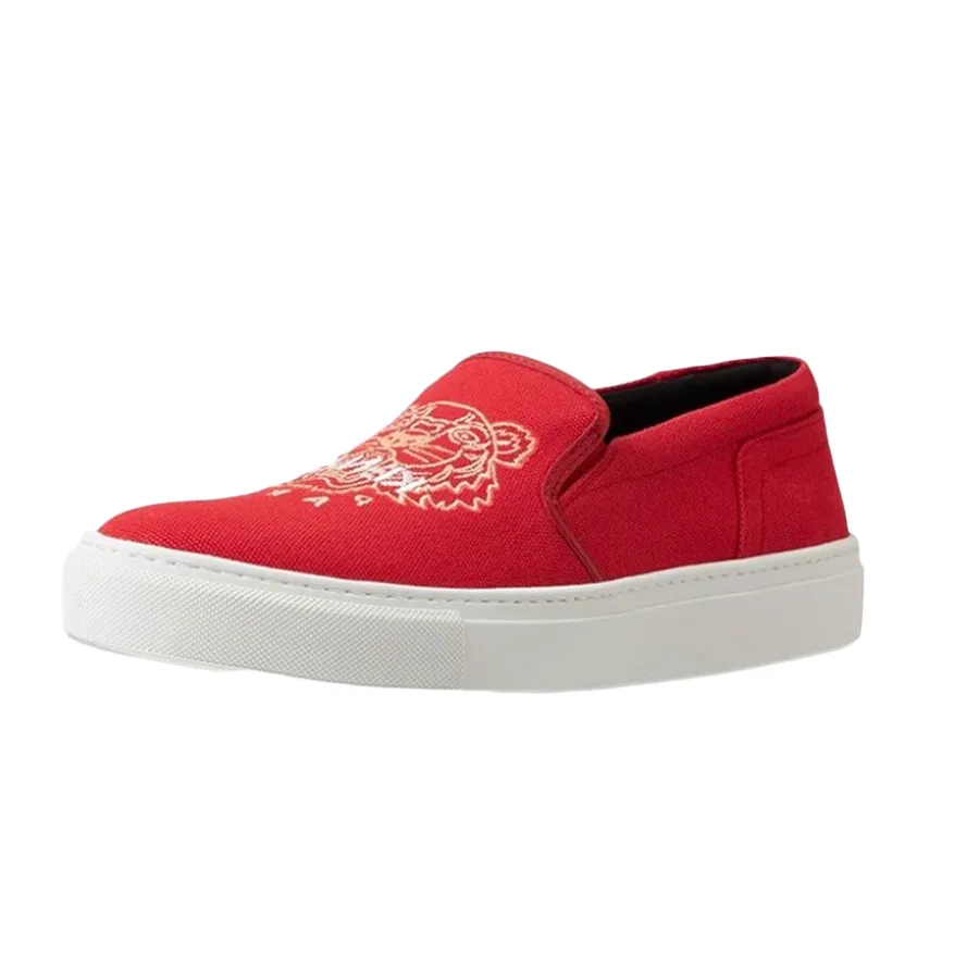 Giày Giày Slip On - Giày Slip On Nữ Kenzo Tiger Màu Đỏ Size 37 - Vua Hàng Hiệu