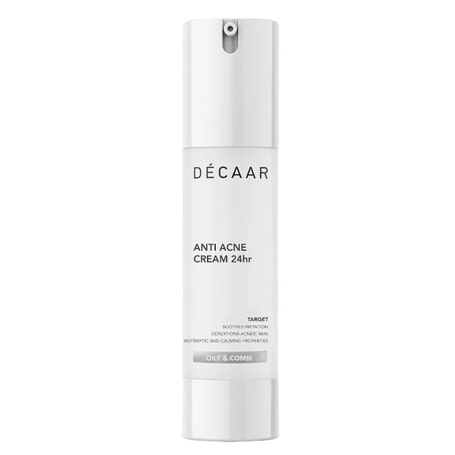 Mỹ phẩm Kem/Gel trị mụn - Kem Giảm Mụn Dịu Da Décaar Anti Acne Cream 24hr D1030103 50ml - Vua Hàng Hiệu